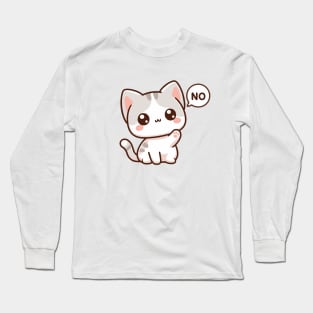 Kawaii No Kitty Long Sleeve T-Shirt